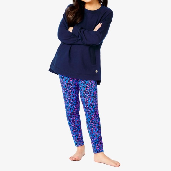 NWT Lilly Pulitzer Girls Luxletic Mini Weekender Legging size XS (2-3) - Picture 1 of 10